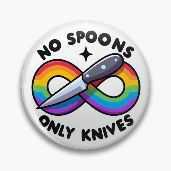 Item preview, No spoons only knives designed and sold by Vkinsify.