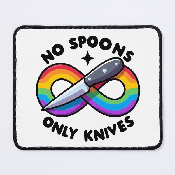 Item preview, No spoons only knives designed and sold by Vkinsify.