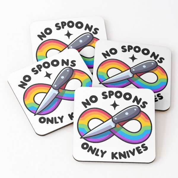 Item preview, No spoons only knives designed and sold by Vkinsify.