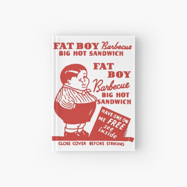 Fat Boy Barbeque sandwich Hardcover Journal