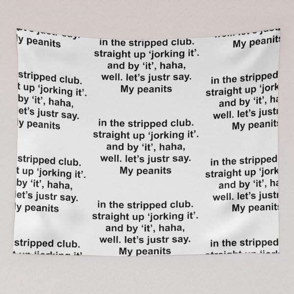 Item preview, Jorking It (My Peanits) tweet/X post designed and sold by fandemonium.