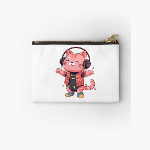 Item preview, Kawaii Party Pink Cat designed and sold by KawaiiArtStyle.