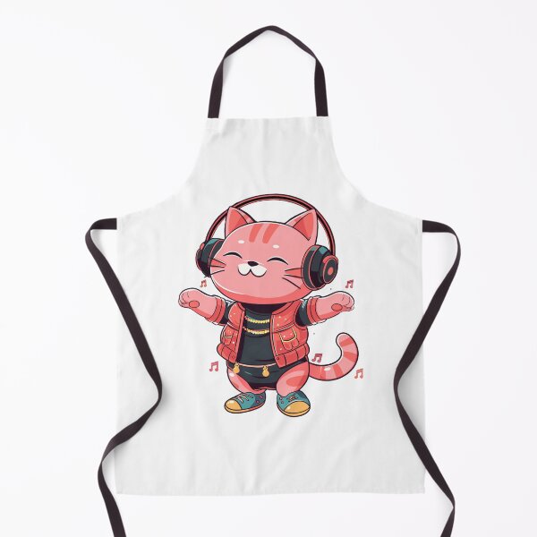 Item preview, Kawaii Party Pink Cat designed and sold by KawaiiArtStyle.