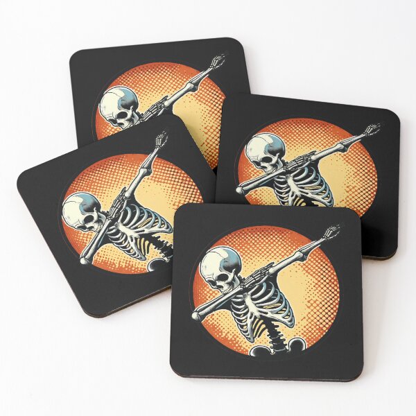 Item preview, Dabbing Skeleton in comics style designed and sold by Tw1nsAIArt.