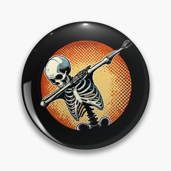 Item preview, Dabbing Skeleton in comics style designed and sold by Tw1nsAIArt.