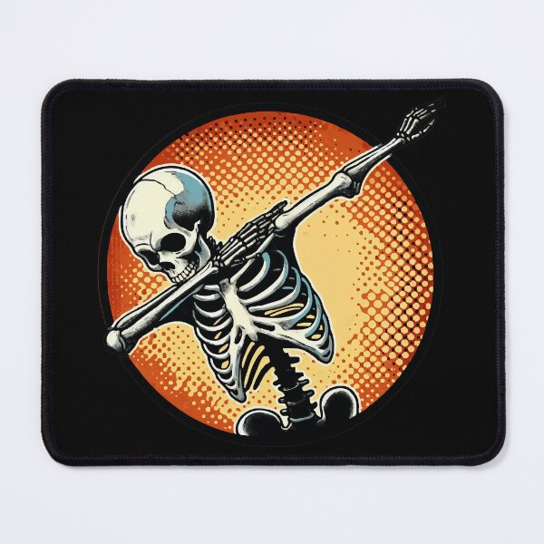 Item preview, Dabbing Skeleton in comics style designed and sold by Tw1nsAIArt.