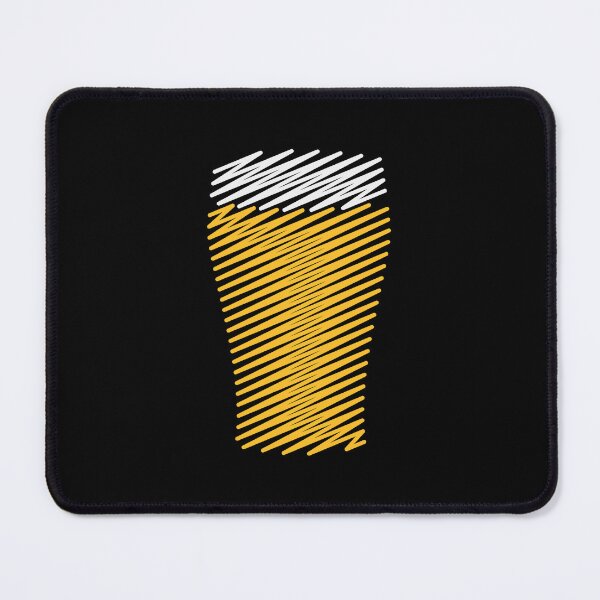 Item preview, Beer Glass (Beer Drinker / Pale Ale / Scribble) designed and sold by MrFaulbaum.