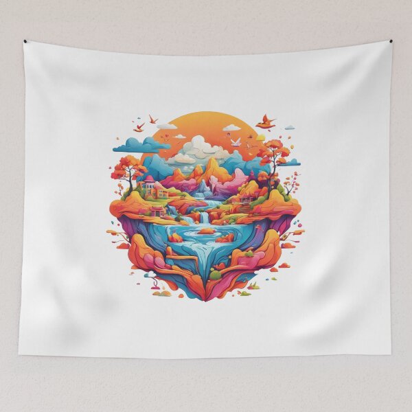 Item preview, Tranquil Spaces - Stylish Majestic Waterfall Artwork designed and sold by BNCH44.