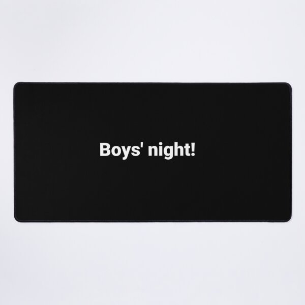 Item preview, Boys' night! designed and sold by Text-based T-Shirts and Gifts.