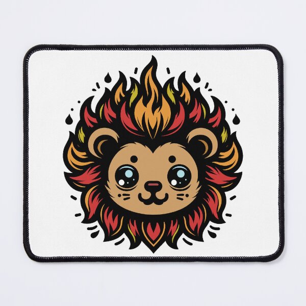 Item preview, Fire little lion designed and sold by AdamMuranski.