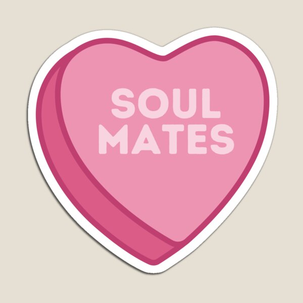 Item preview, Soulmates Book Trope Sticker designed and sold by bookishjargon.