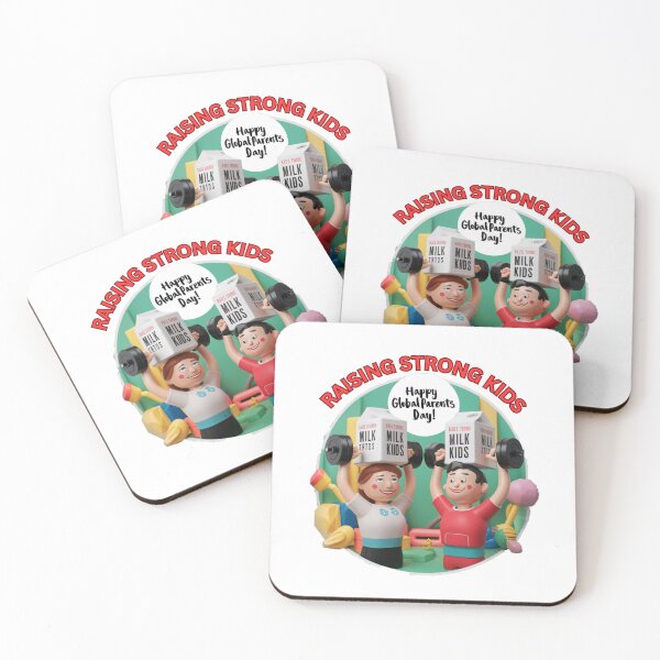 Item preview, Raising Strong Kids, Happy Global Parents Day! designed and sold by deluxedigital1.