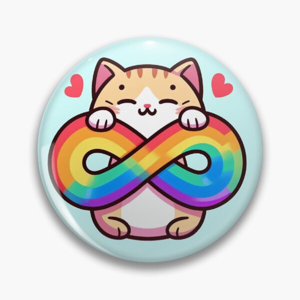 Artikelvorschau, Regenbogen-Unendlichkeits-Katzenumarmung entworfen und verkauft von Vkinsify.