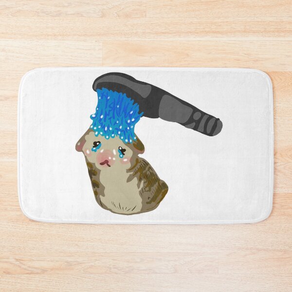 Item preview, A little cat is crying in the shower designed and sold by kextr.