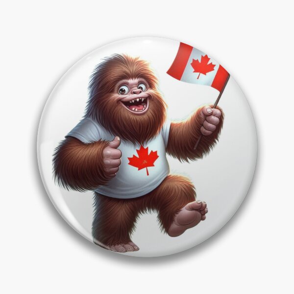 Item preview, CANADA DAY BIGFOOT designed and sold by BIGFOOT ENCOUNTERS NARRATED.