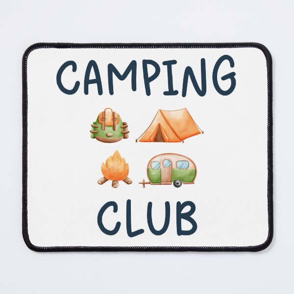 Artikelvorschau, Camping Club - Lagerfeuer, Campingzelt, Campinganhänger, Rucksack entworfen und verkauft von TasimaDesign.