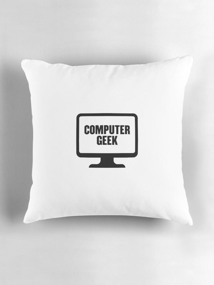 Thumbnail 3 of 4, Pillow, Computer Geek designed and sold by PatchMerch.