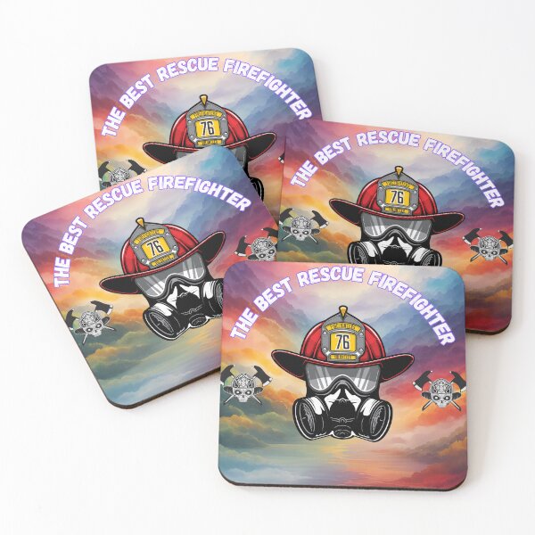 Item preview, Best multicolor rescue firefighter designed and sold by Omarupattern51.