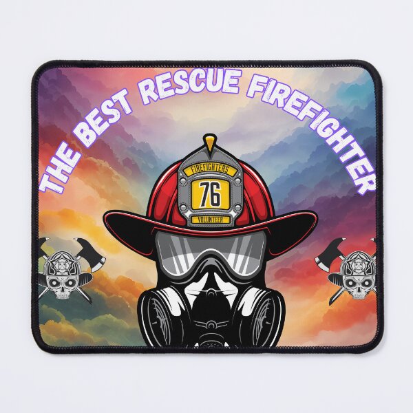 Item preview, Best multicolor rescue firefighter designed and sold by Omarupattern51.
