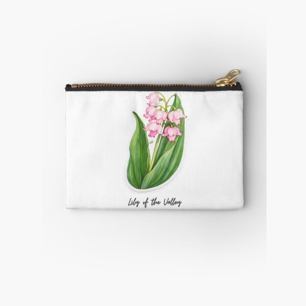 Item preview, May- Birth Flowers: Pink Lily of the Valley  designed and sold by RoseAIArtRhythm.