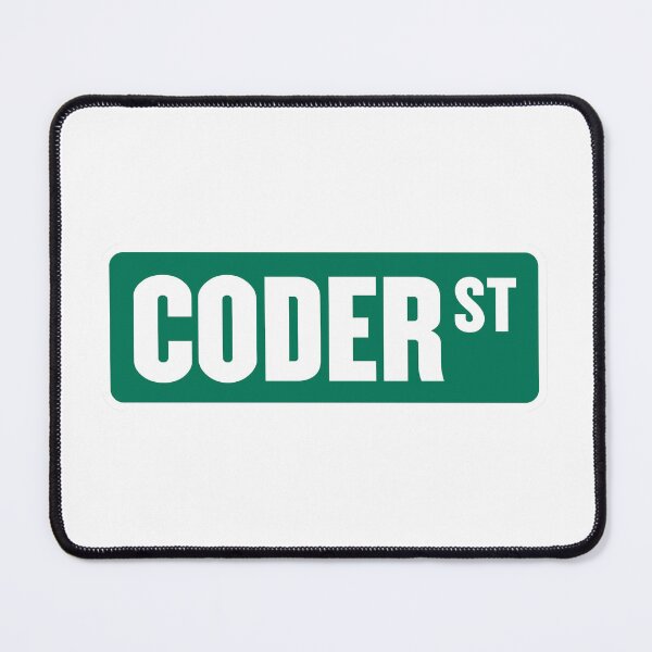 Item preview, Coder Street designed and sold by PatchMerch.
