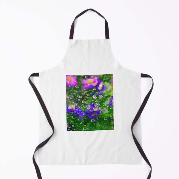 Item preview, Flowers Behind Water Drops designed and sold by thechronicsloth.