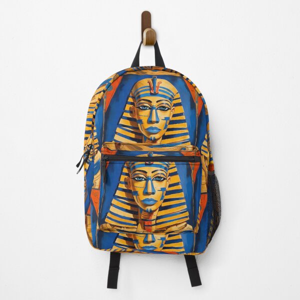 Item preview, Egyptian Mummy portrait painting in the style of Raoul Dufy designed and sold by Vintage Designs +.