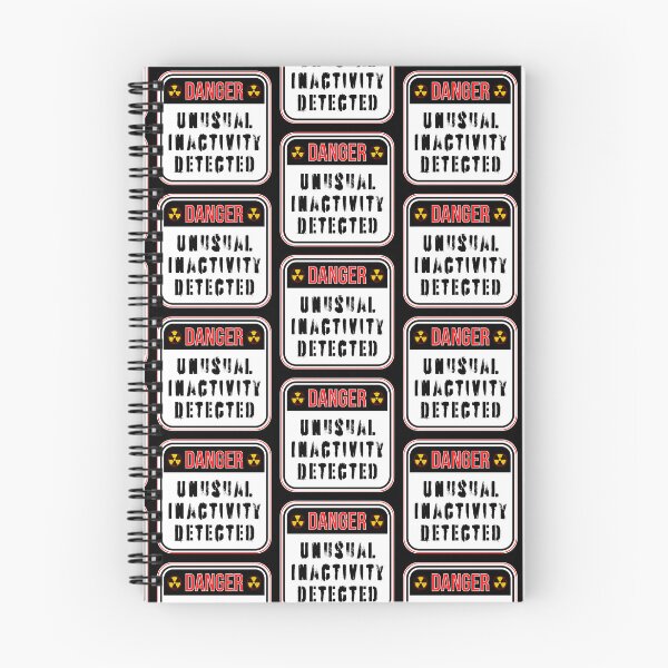 Item preview, DANGER:  Unusual Inactivity Detected - funny warning signs designed and sold by DesignsFromTW-S.