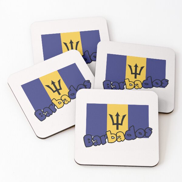 Item preview, Barbados Flag Map designed and sold by AnimalsDH305.