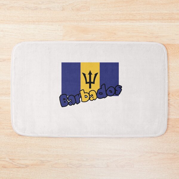 Item preview, Barbados Flag Map designed and sold by AnimalsDH305.