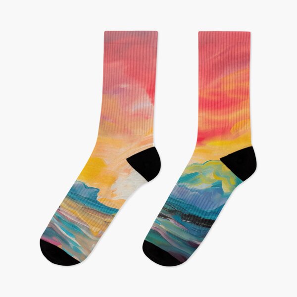 Item preview, Colorful Munch Inspired Ocean Sunset designed and sold by StephanieLZ.