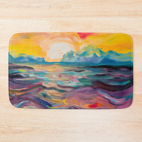 Item preview, Colorful Munch Inspired Ocean Sunset designed and sold by StephanieLZ.