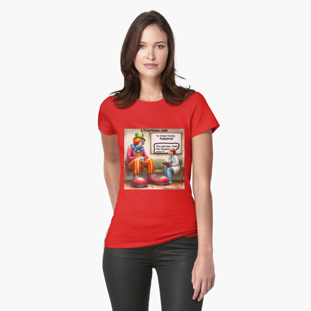 Item preview, Fitted T-Shirt designed and sold by ltcartoons.