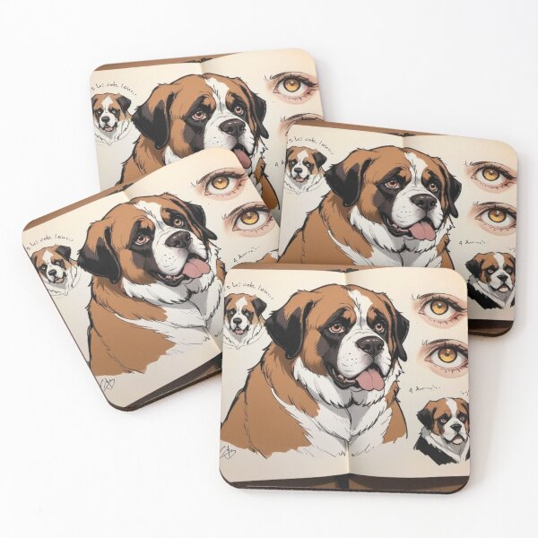 Item preview, Scribble St Bernard designed and sold by NeatThingLover.