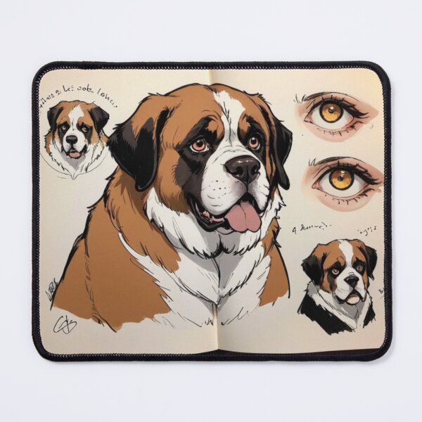 Item preview, Scribble St Bernard designed and sold by NeatThingLover.