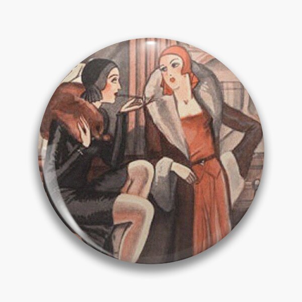 Artikelvorschau, Vintage 1920s Ladies fashion illustration art entworfen und verkauft von Vintage Designs +.
