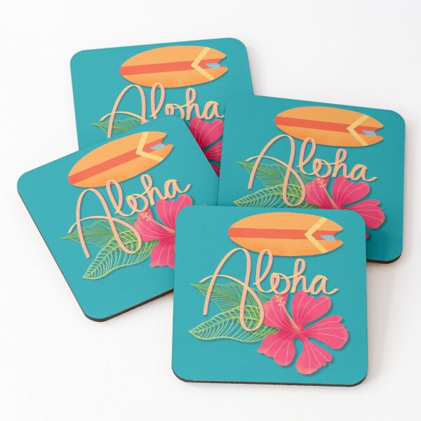 Item preview, Aloha Tropical Hand Lettering Illustration designed and sold by Valerie Englehart.