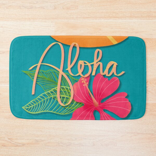 Item preview, Aloha Tropical Hand Lettering Illustration designed and sold by Valerie Englehart.