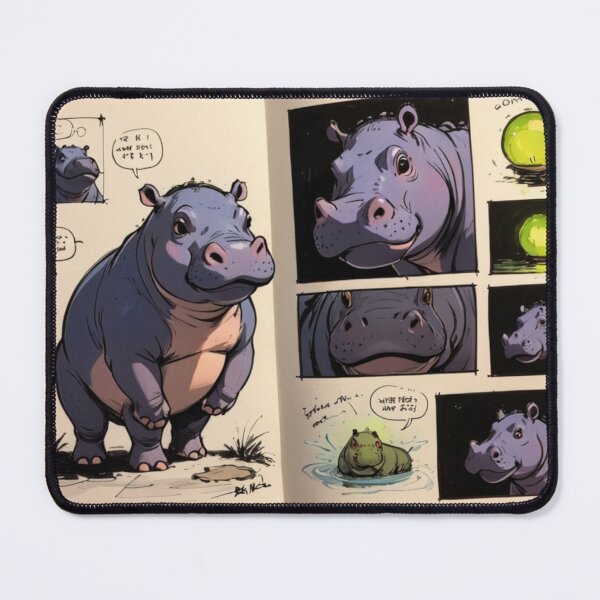 Item preview, Sketchbook Hippo designed and sold by NeatThingLover.