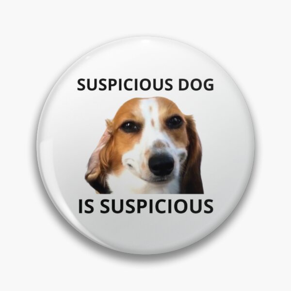 Artikelvorschau, Verdächtiger Hund ist verdächtig entworfen und verkauft von printmala.
