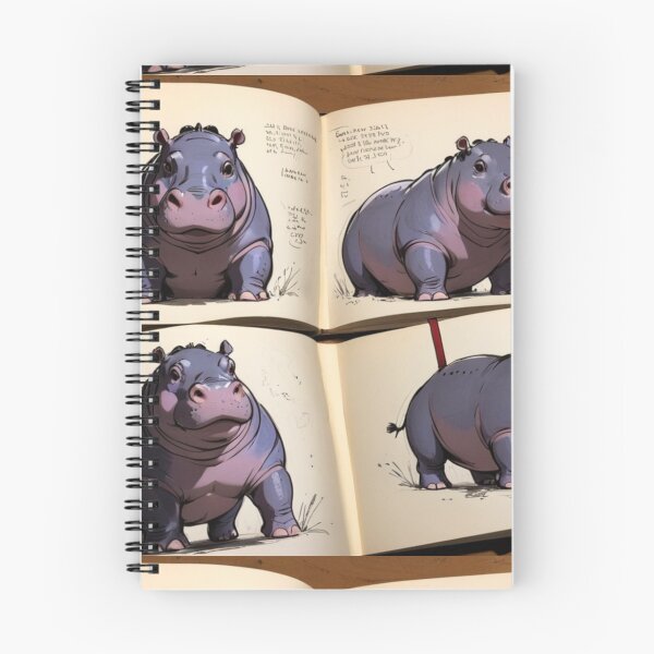 Item preview, Sketchy Hippo designed and sold by NeatThingLover.