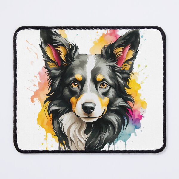 Item preview, Border Collie Watercolor, Border Painting, Border Collie Portrait, Border Collie art, Border Collie illustration designed and sold by Oksidesignsweet.