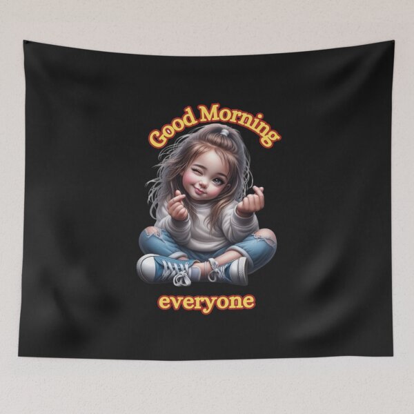 Item preview, “Good morning, everyone” designed and sold by CHRIST5000.