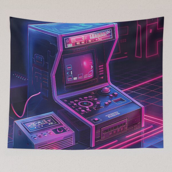 Item preview, Retro Arcade Designs designed and sold by nomiraclehere.