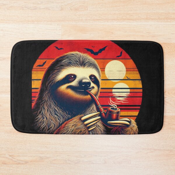 Item preview, sloths with pipe designed and sold by MiroArtAbstra.