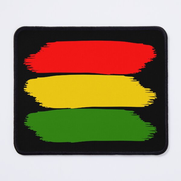Item preview, Brush Strokes with Rasta Colors designed and sold by radikaldezignz.