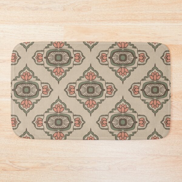 Item preview, Ajna Padma - Dove, Sage, Coral, Earth designed and sold by Irene Estelle.