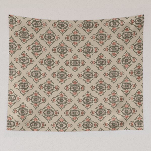 Item preview, Ajna Padma - Dove, Sage, Coral, Earth designed and sold by Irene Estelle.