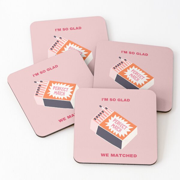 Item preview, I'm so glad we matched designed and sold by wordsandwords.