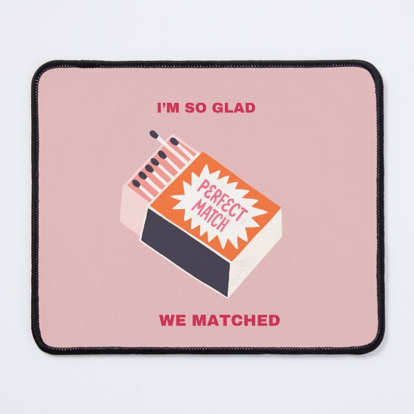 Item preview, I'm so glad we matched designed and sold by wordsandwords.